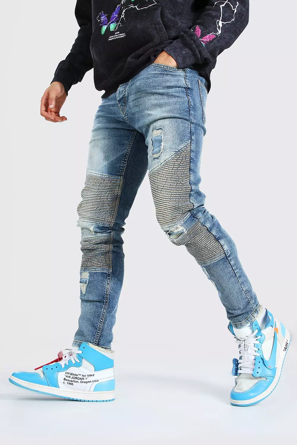 Jordan 1 hot sale skinny jeans